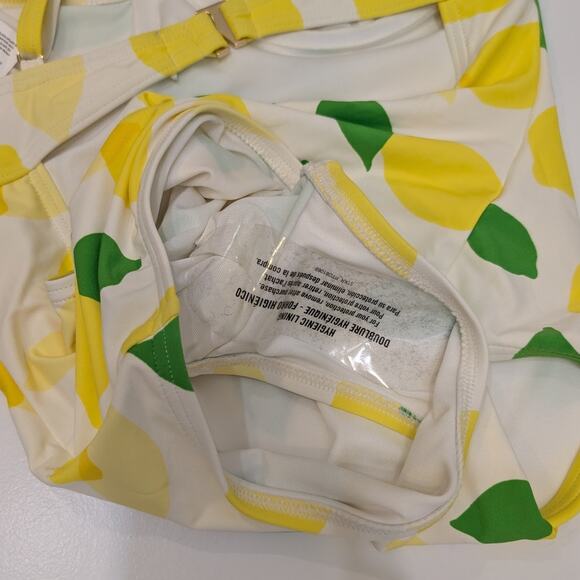 Kate Spade Lemons One Piece Bathing Suit Pool Beach Cruise Resort NWT - Size S - Picture 6 of 7